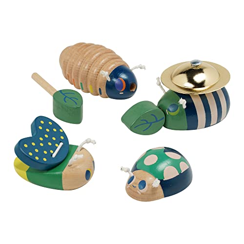 Manhattan Toy Folklore Bug Quartet 4-teiliges musikalisches Holzspielzeug-Set für Kleinkinder von Manhattan Toy