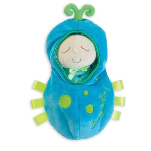 Manhattan Toy Snuggle Pod Snuggle Bug Erstes Babypuppe mit gemütlichem Schlafsack für Alter von 6 Monaten und mehr von Manhattan Toy