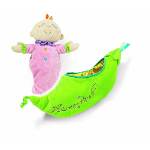 Manhattan Toy Snuggle Pod Sweet Pea Erstes Babypuppe mit gemütlichem Schlafsack für Alter von 6 Monaten und mehr von Manhattan Toy