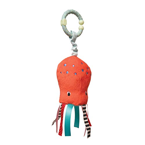Manhattan Toy Under the Sea Octopus Reisespielzeug mit Rassel und Spiegel von Manhattan Toy