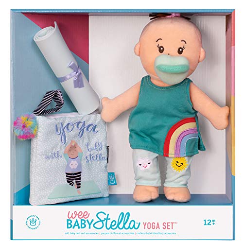 Manhattan Toy Wee Baby Stella 30,48 cm weiche Babypuppe mit Yoga-Set von Manhattan Toy