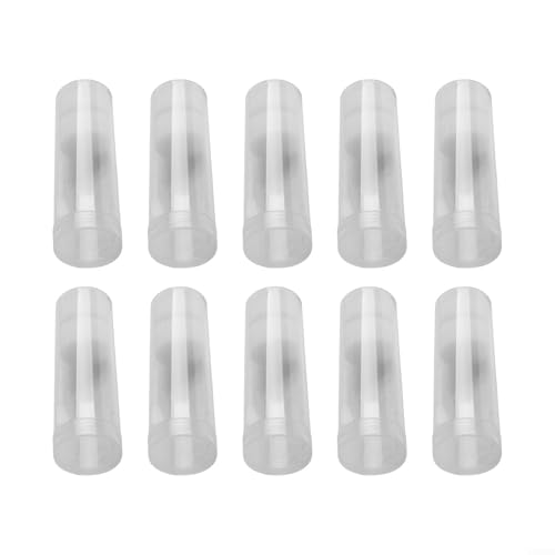30 mm transparente Münzaufbewahrungsröhren, 10 Set Kunststoffhalter für sichere Sammlung 30 mm transparente Münzaufbewahrungsröhren, 10 Set Kunststoffhalter für sichere Sammlung von Manillefu