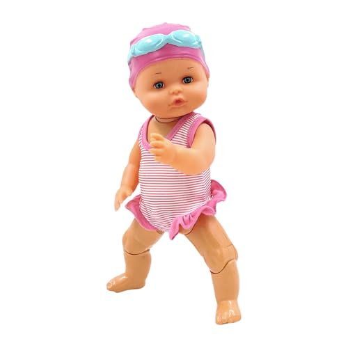 Baby Puppe Für Pool,Badespielzeug Für Badewanne - Schwimmende Batteriebetriebene Badebabypuppe Für Mädchen Zuhause Unterwegs Drinnen Baby Puppe Für Pool,Badespielzeug Für Badewanne - Schwimmende Batteriebetriebene Badebabypuppe Für Mädchen Zuhause Unterwegs Drinnen von Manolyee