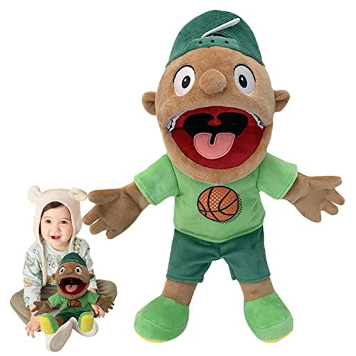 Jeffy Puppet Plush Toy Doll - Jeffy puppet soft plush toy,play house hand puppet,Mischievous Funny Puppets Toy With Working Mouth,Hand Puppet for Play House Gift for Birthday Christmas Halloween Party von Manolyee
