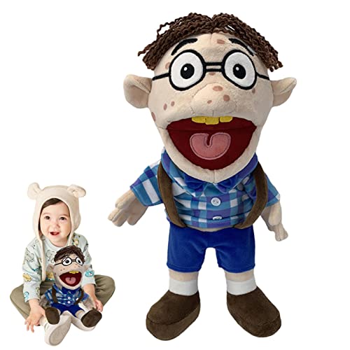 Jeffy Puppet Plush Toy doll - 1/5pcs Mischievous Funny Puppets Toy Hand Puppet with Working Mouth for Play House,Jeffy Puppet Plush Toy Doll for Birthday Christmas Halloween Party Teaching Preschool von Manolyee