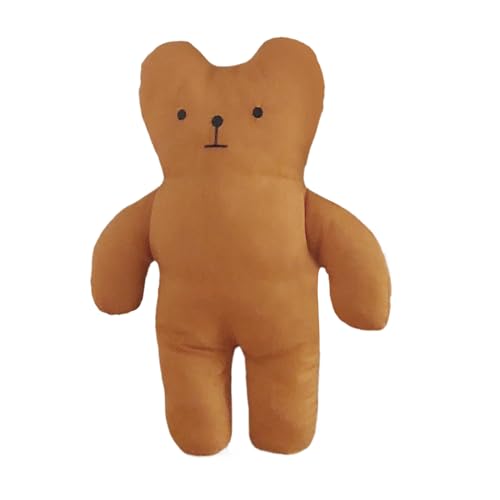 Manolyee Beruhigende Schlafhilfe Bär,Kuscheltier Bär Modell - Kuscheliges Realistisches Beruhigendes Schlafkissen Für Kinderzimmer Wohnzimmer Tisch von Manolyee