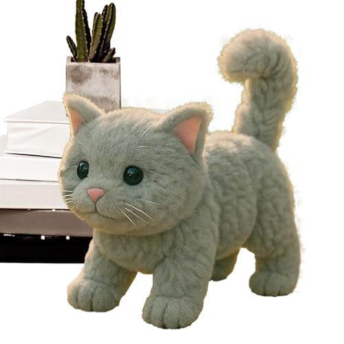 Manolyee Katzen Spielzeug Für Kinder - Realistische Stoffkatze Kuscheltier Zum Spielen Und Kuscheln - Süßes Kuscheltier Für Kinderzimmer Homeoffice Mädchen Geschenkidee Zu Weihnachten Valentinstag Manolyee Katzen Spielzeug Für Kinder - Realistische Stoffkatze Kuscheltier Zum Spielen Und Kuscheln - Süßes Kuscheltier Für Kinderzimmer Homeoffice Mädchen Geschenkidee Zu Weihnachten Valentinstag von Manolyee