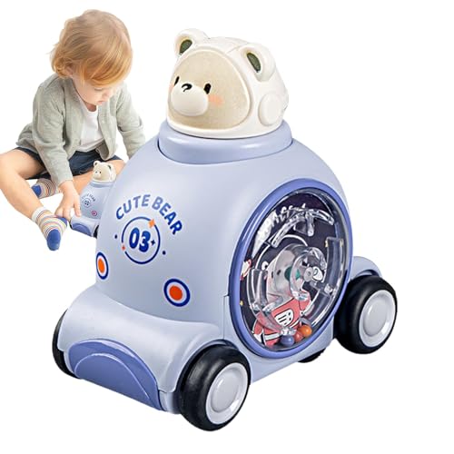 Rennwagenspielzeug, Spielzeugauto | Cartoon Space Animal Racing Truck Push Car - Bildungsreiseaktivitäten geschäftiger Würfelspielzeug, süßes dringendes Reibungsfahrzeug für und Mädchen Rennwagenspielzeug, Spielzeugauto | Cartoon Space Animal Racing Truck Push Car - Bildungsreiseaktivitäten geschäftiger Würfelspielzeug, süßes dringendes Reibungsfahrzeug für und Mädchen von Manolyee