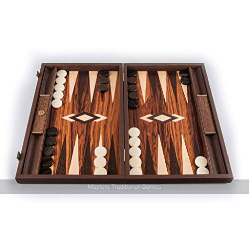 Manopoulos Luxury Palisander Crown Cut 19-inch Backgammon Set von Manopoulos