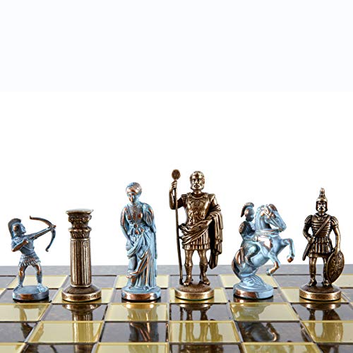 Manopoulos Schachbrett für Bogenschießen, groß, Blau / Kupfer von Manopoulos