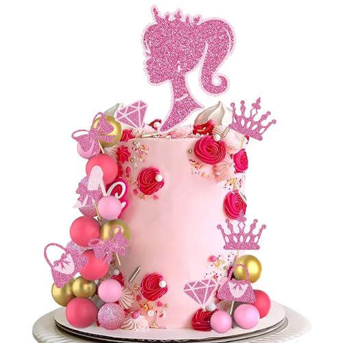 31 Stück Prinzessin Cupcake Toppers, Prinzessin Kuchen Deko, High Heels Lippenstift Kuchen Tortendeko, Prinzessin Theme Torten Deko, für Mädchen Geburtstag Party Torte Dekorationen 31 Stück Prinzessin Cupcake Toppers, Prinzessin Kuchen Deko, High Heels Lippenstift Kuchen Tortendeko, Prinzessin Theme Torten Deko, für Mädchen Geburtstag Party Torte Dekorationen von Manqyi