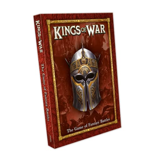Mantic Kings of War Regelbuch 3. Auflage (2022), Rot, Größe L von mantic