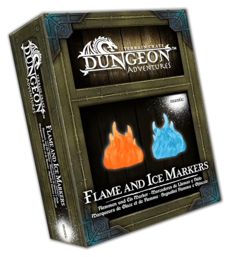 Mantic Entertainment. Terrain Crate - Dungeon Adventures: Flamme und Ice Markers MGTC217 von mantic