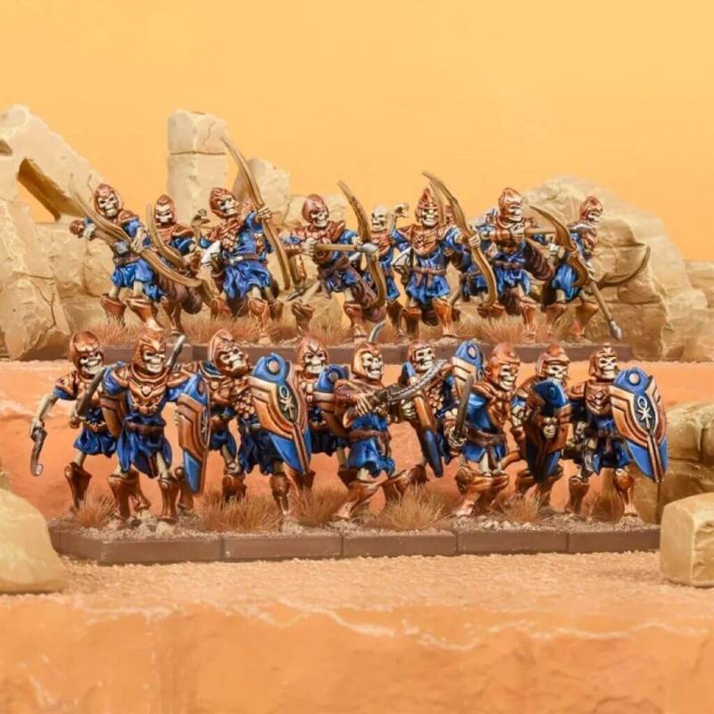 'Empire of Dust Skeleton Warriors Regiment' von Mantic Games