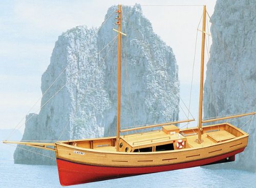 Mantua Model Capri Boot als Holz-Bausatz zur Selbstmontage 701 von Mantua Model