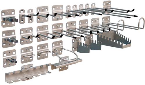 Manuflex SS8264 18-teiliges Werkzeughalter-Set für Lochplatten 1St. von Manuflex