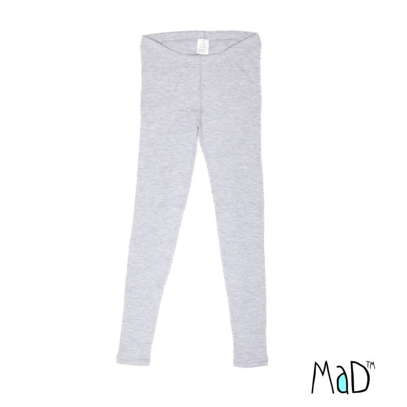 MaD Thermal-Hose aus Wolle - L Platinum Grey von ManyMonths