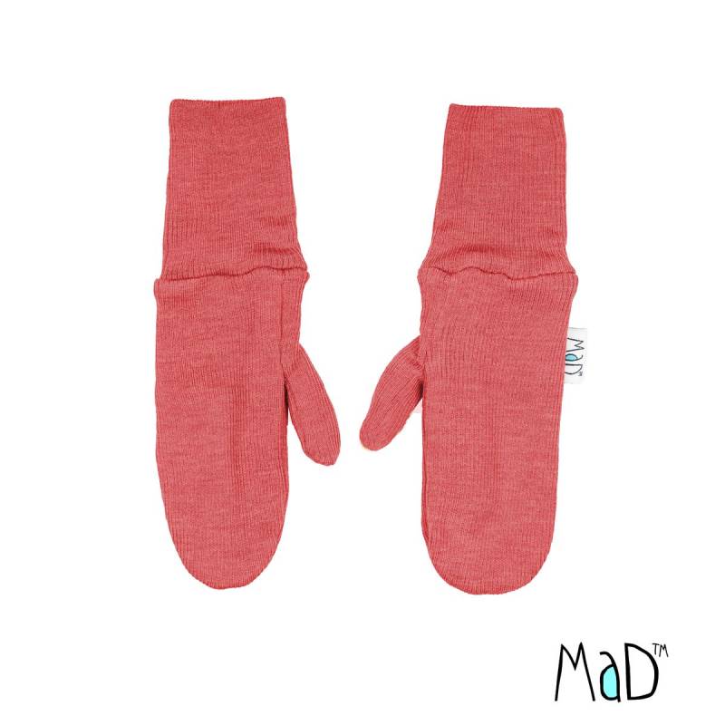 MaM / MaD Mittens Fäustlinge aus Wolle - S / M Earth Red von ManyMonths