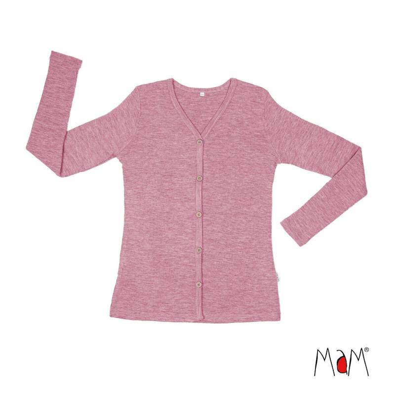 MaM Cardigan mit Knöpfen aus Wolle - S / M West Wind Rosé von ManyMonths