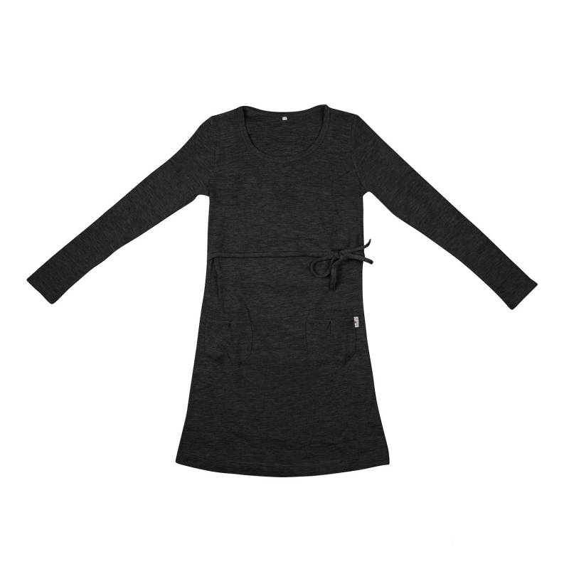 MaM Motherhood Tunika aus Wolle - L / XL Foggy Black von ManyMonths