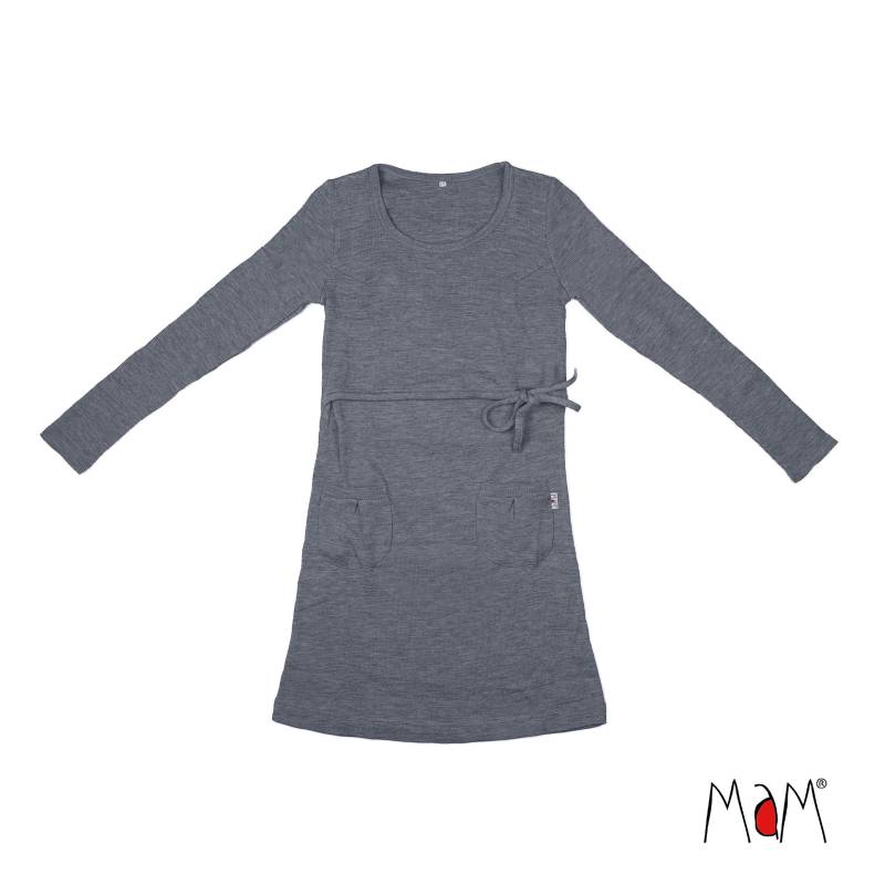 MaM Motherhood Tunika aus Wolle - S / M Platinum Grey von ManyMonths