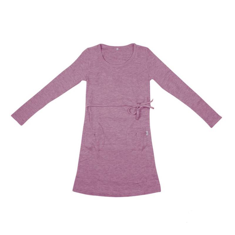 MaM Motherhood Tunika aus Wolle - S / M Vintage Dark Pink von ManyMonths
