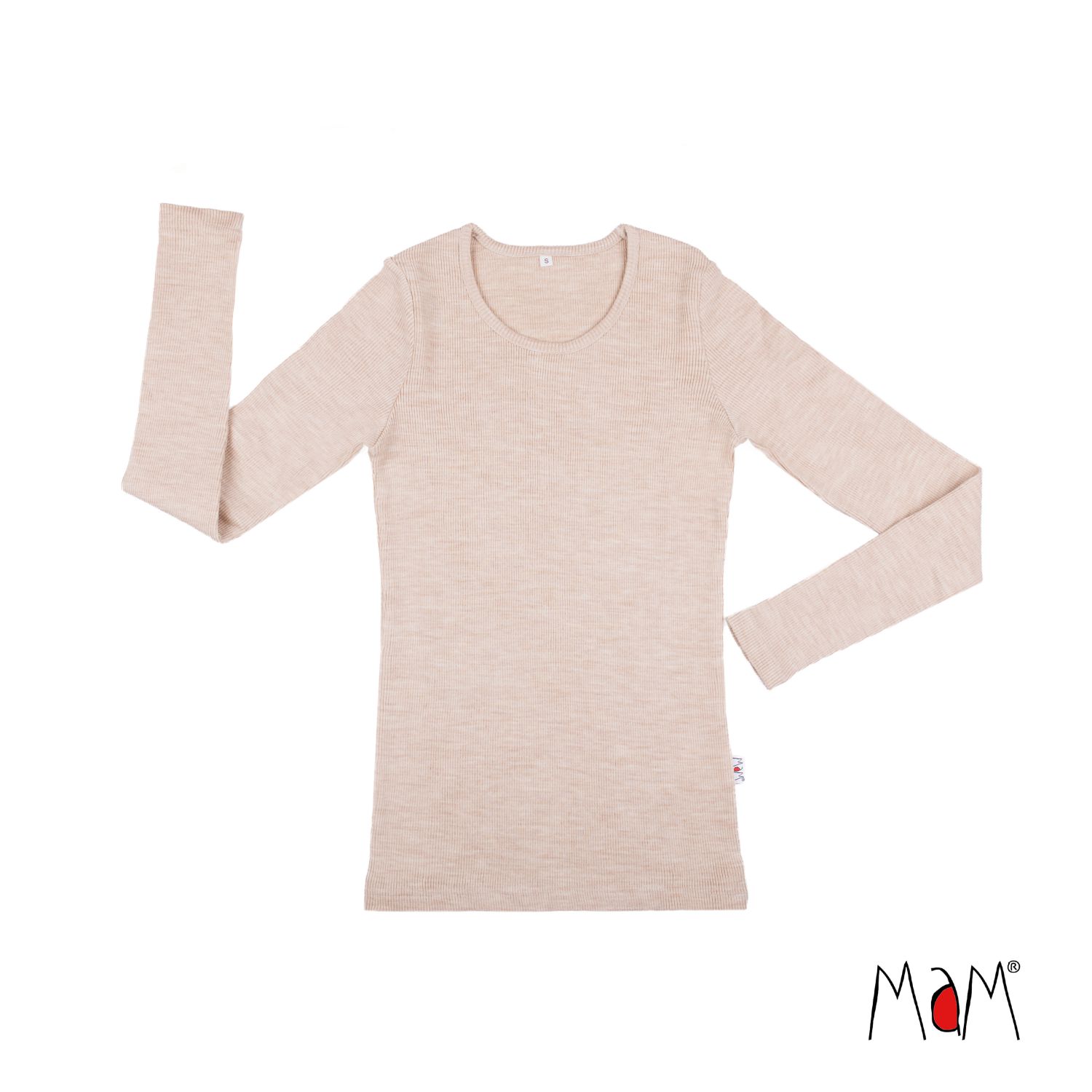 MaM Top (Langarm) aus Wolle - L Toasted Coconut von ManyMonths