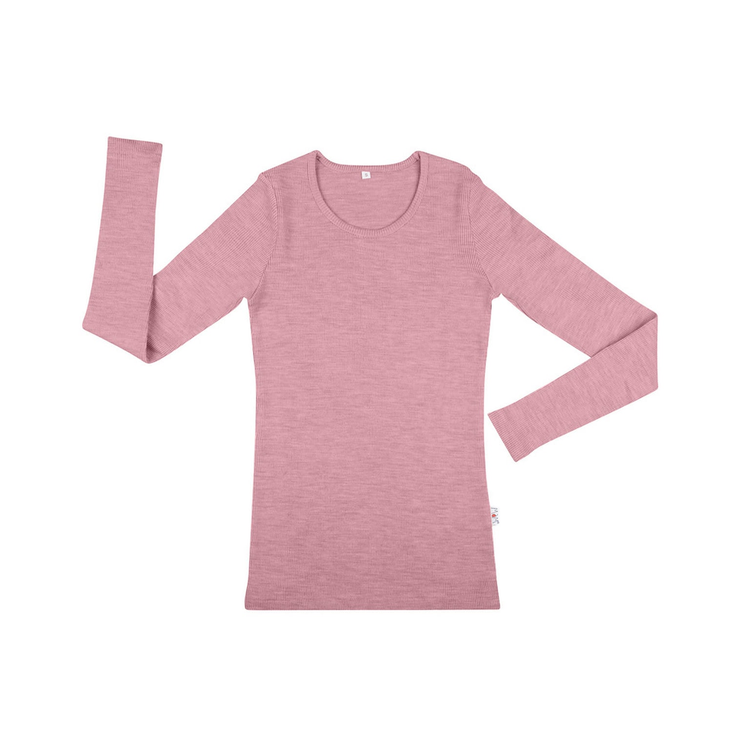 MaM Top (Langarm) aus Wolle - L West Wind Rosé von ManyMonths