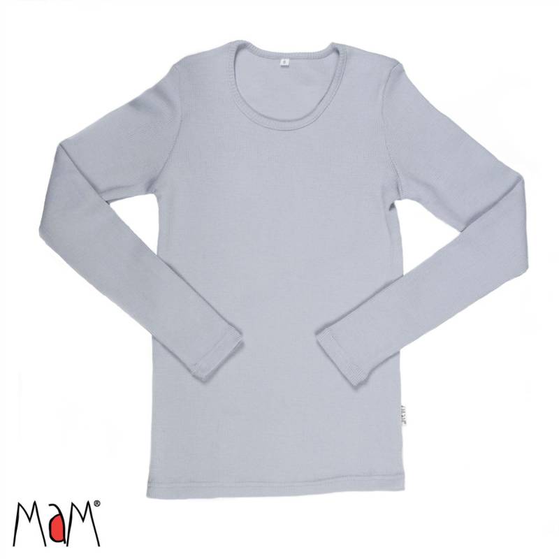 MaM Top (Langarm) aus Wolle - M Bright Silver von ManyMonths