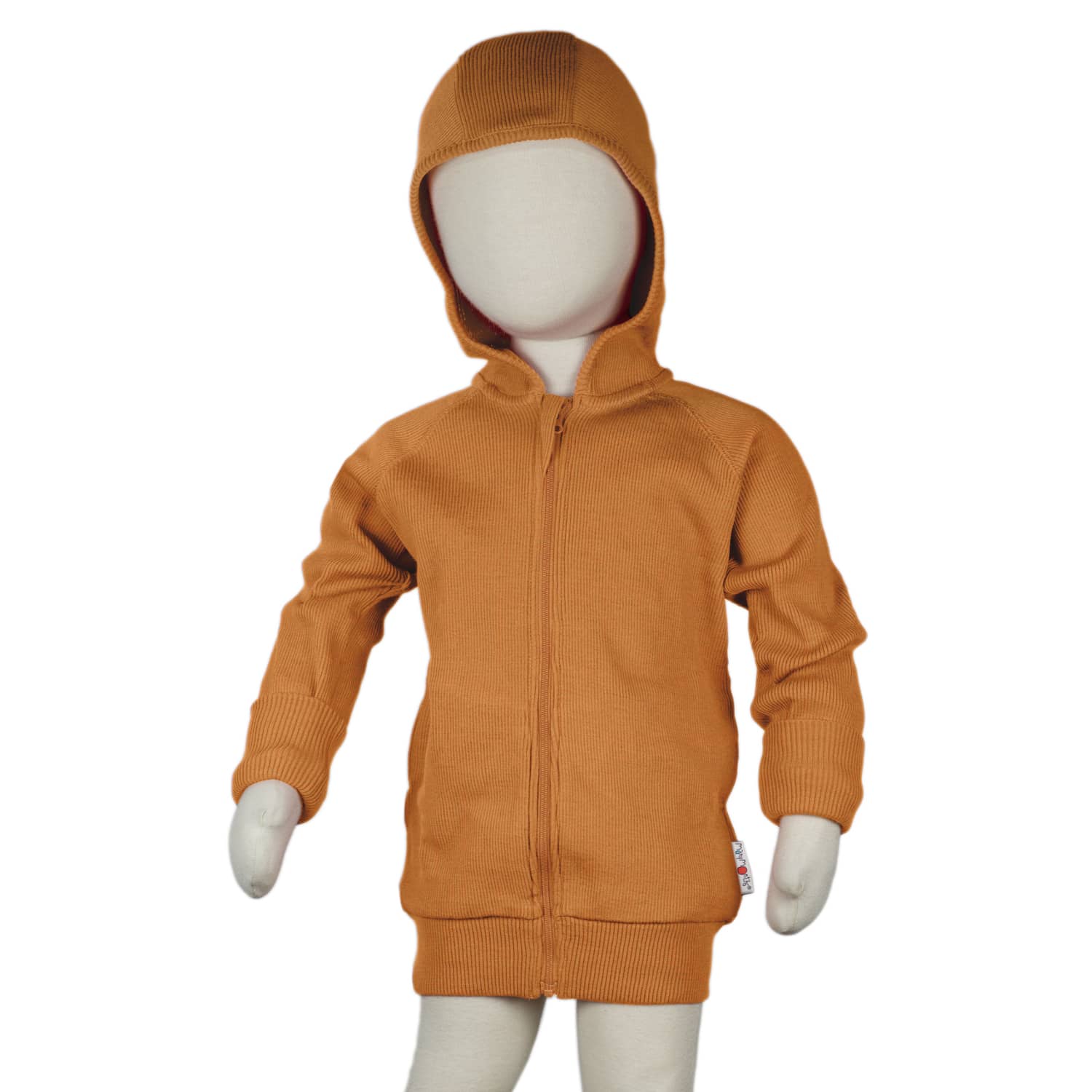 ManyMonths Cardigan mit Reißverschluss und Kapuze - Tangerine Marmalade Conquerer (98 - 104/110) von ManyMonths