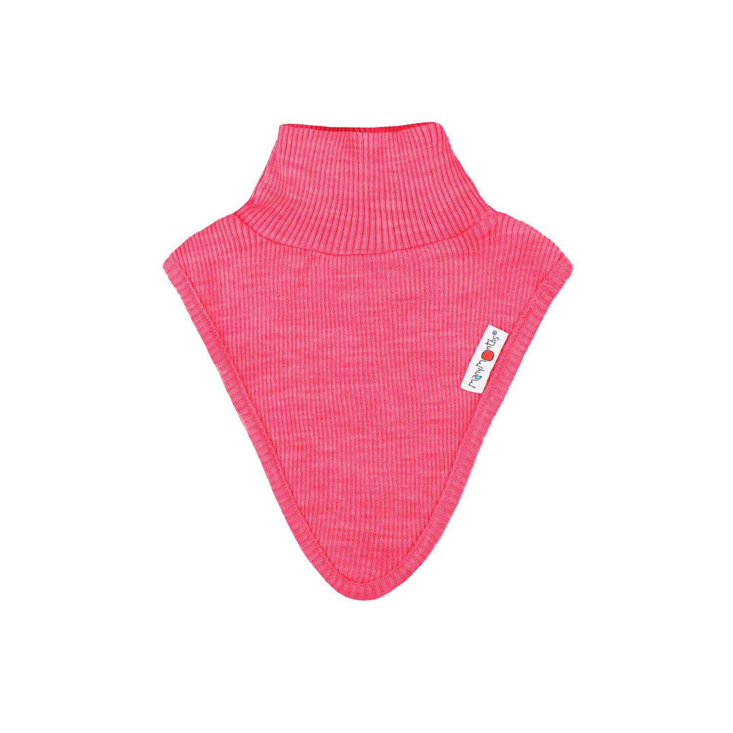 ManyMonths Dickie Schlupfschal aus Wolle - Charmer / Explorer / Adventurer (62 - 92/98) Pop Pink von ManyMonths