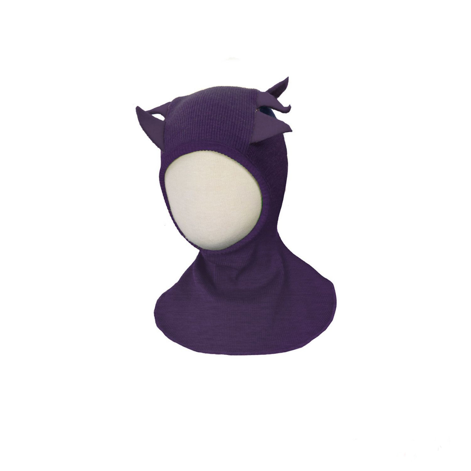 ManyMonths Dino Hood Schlupfmütze mit Dinozacken - Adventurer / Conqueror (80 - 104/110) Dusty Grape von ManyMonths