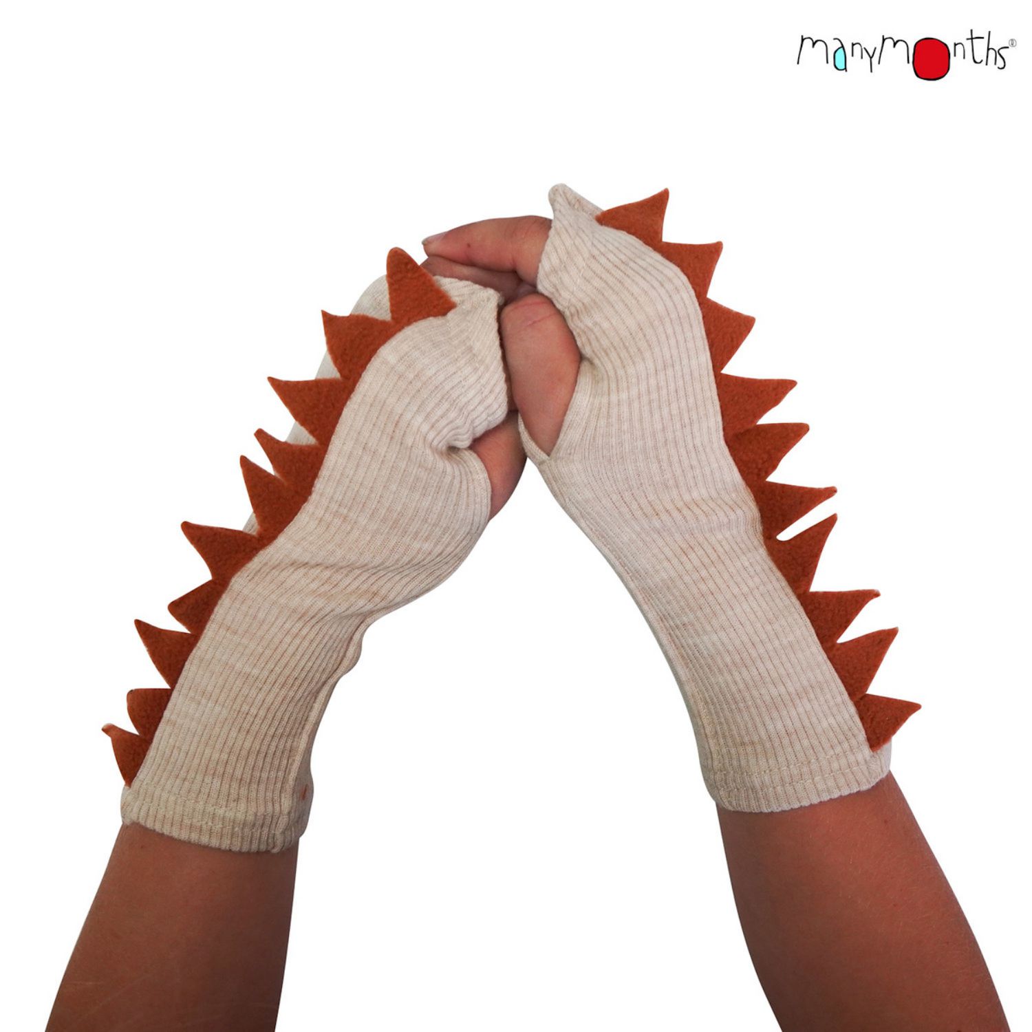 ManyMonths Dino Mittens fingerlose Handschuhe aus Wolle - Toasted Coconut ManyMonths Dino Mittens fingerlose Handschuhe aus Wolle - Toasted Coconut von ManyMonths