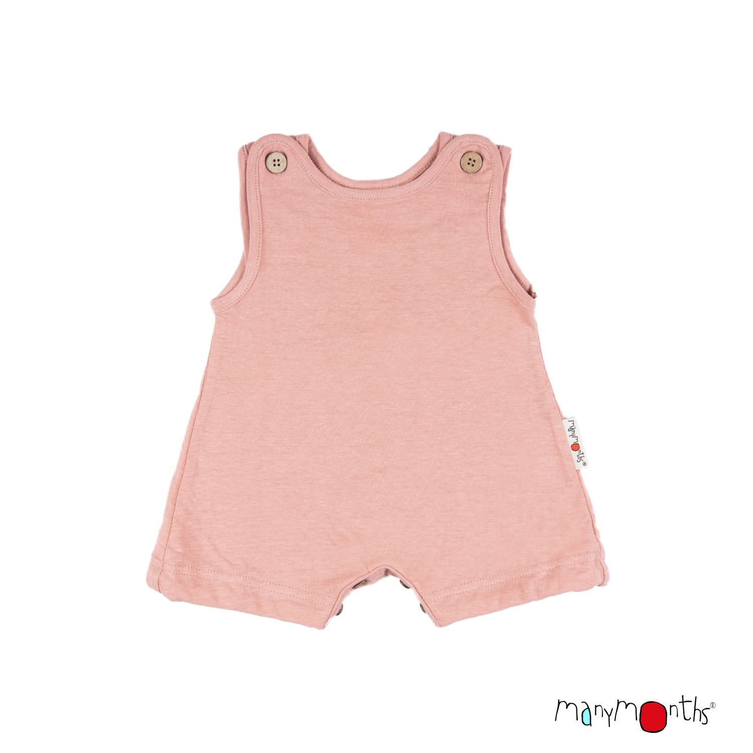 ManyMonths ECO Hempies Bubble Romper - Spieler - Mauve Glow Explorer (68 - 80/86) von ManyMonths