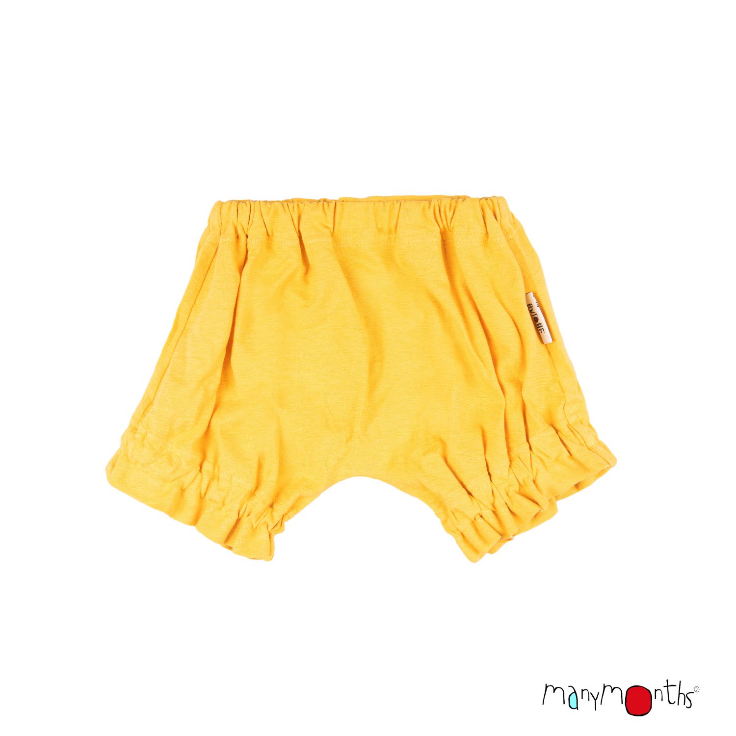 ManyMonths ECO Hempies Flutter Bloomers - Shorts mit Rüschen - Iced Mango Newcomer / Charmer / Explorer (50 - 80/86) von ManyMonths