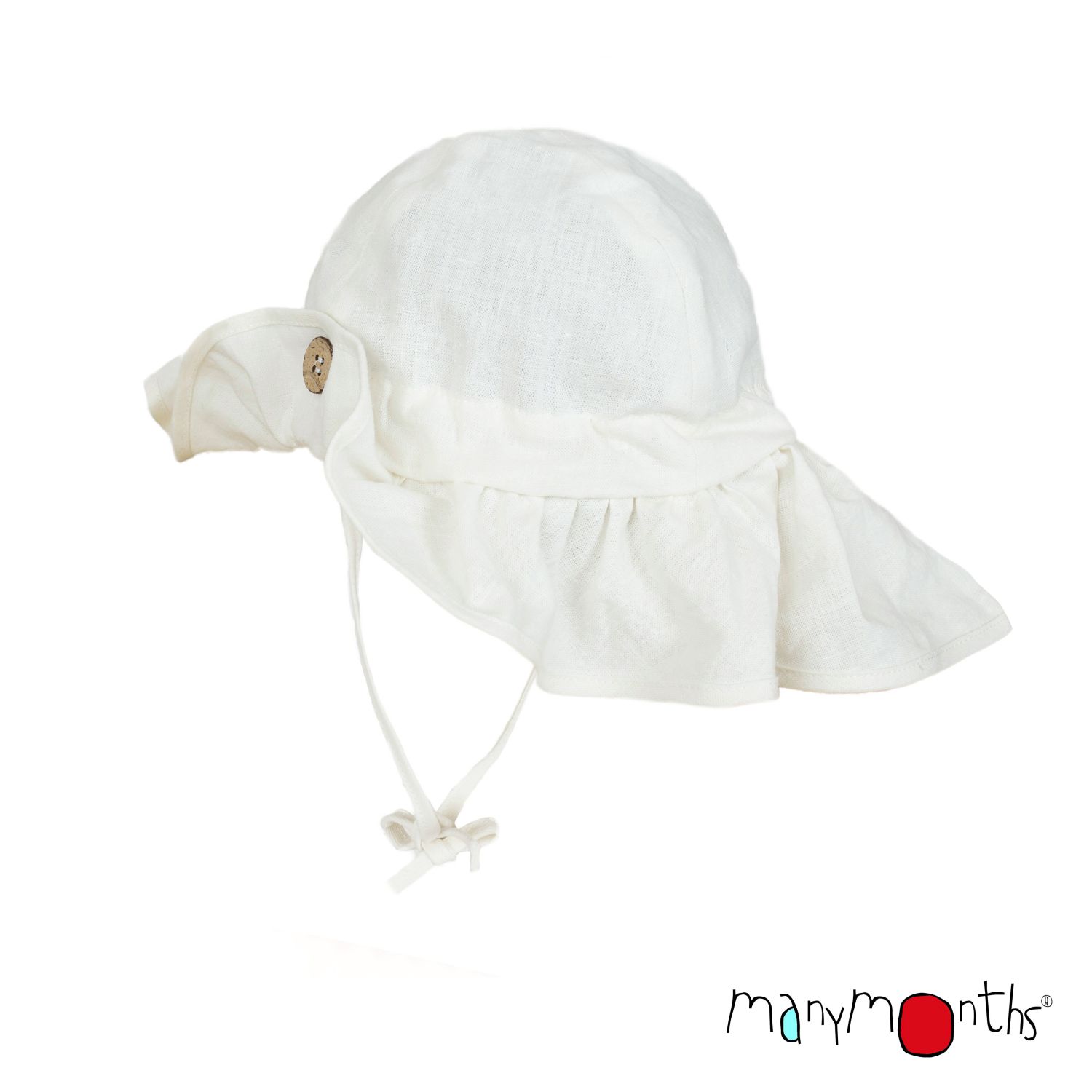 ManyMonths ECO Hempies Glamour Sonnenhut - Natural Lionheart & Beyond (140-158+) von ManyMonths