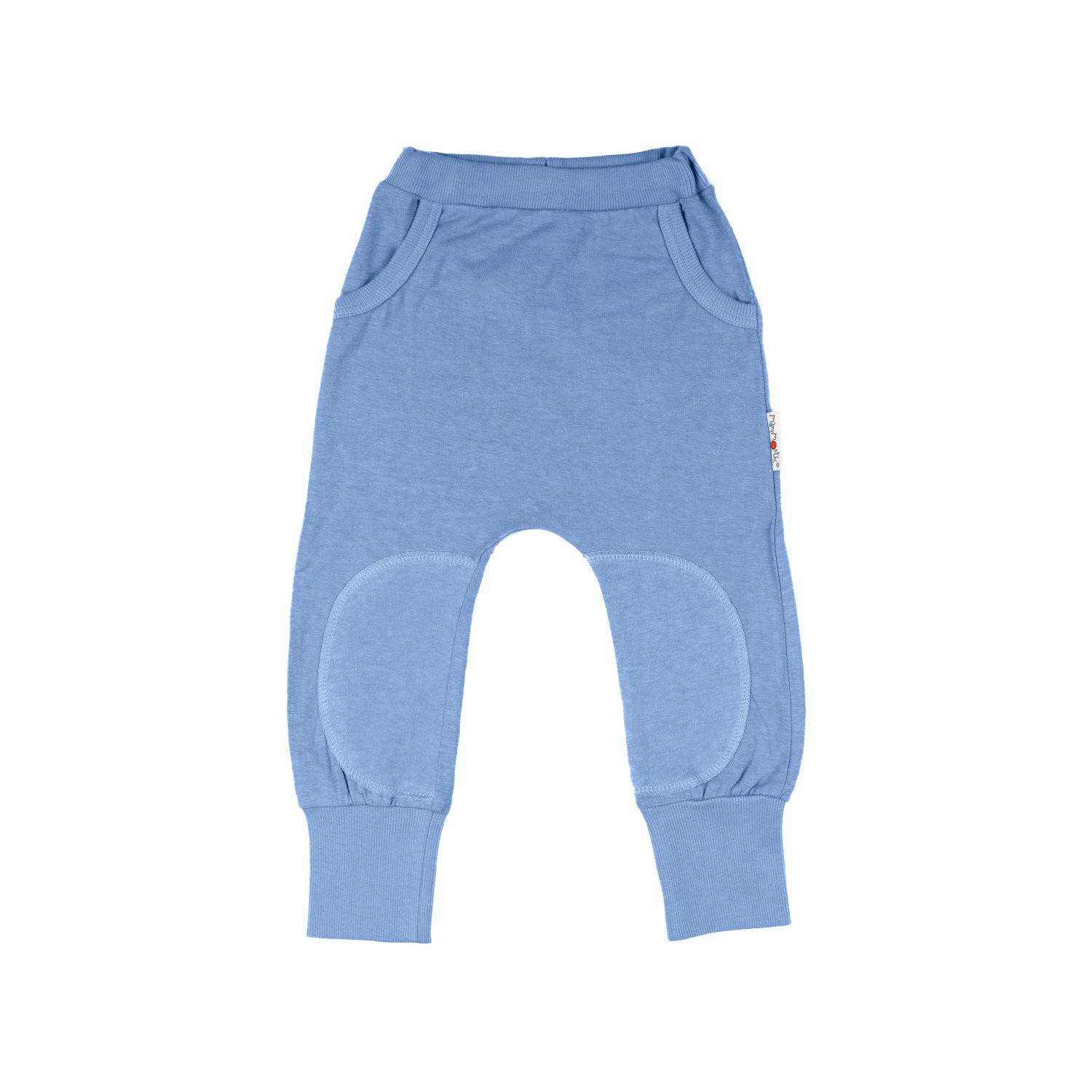 ManyMonths ECO Hempies Känguruhose - Innovator (110 - 122/128) Della Robbia Blue von ManyMonths