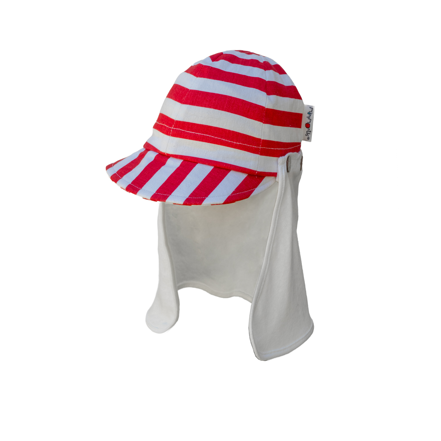 ManyMonths ECO Hempies Summer MultiCap - Beach Stripes Adventurer & Beyond (80 - 98+) von ManyMonths