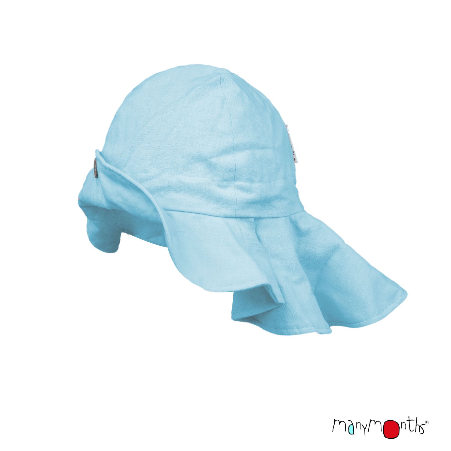 ManyMonths ECO Hempies Wave Sonnenhut - Adventurer / Conqueror (80 - 104/110) Pool Turquoise von ManyMonths