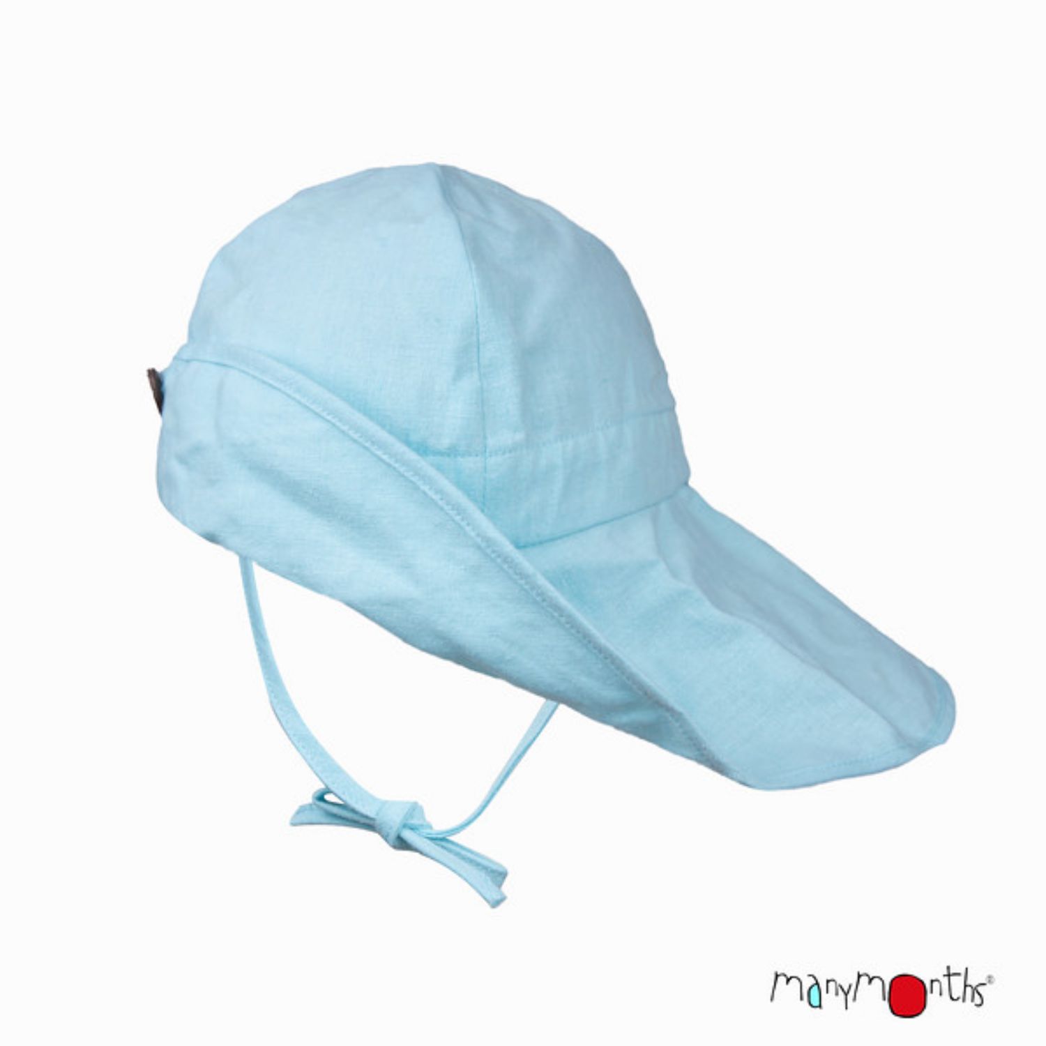 ManyMonths ECO Hempies mitwachsender Sonnenhut Light - Charmer / Explorer (62 - 80/86) Pool Turquoise von ManyMonths