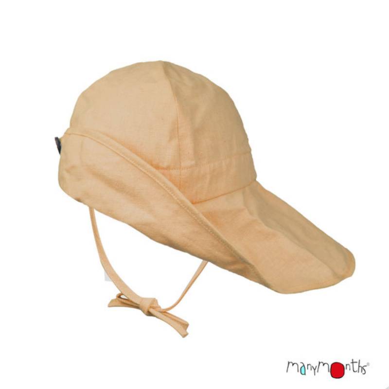 ManyMonths ECO Hempies mitwachsender Sonnenhut Light - Golden Straw Adventurer / Conqueror (80 - 104/110) von ManyMonths