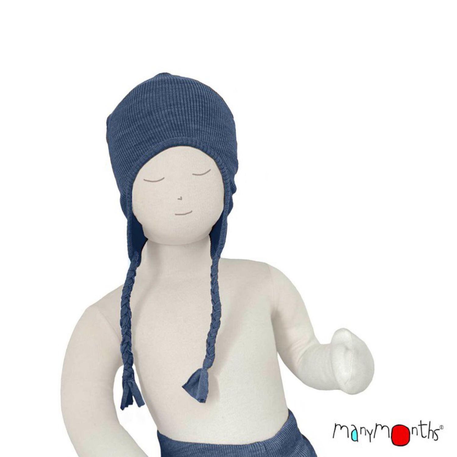 ManyMonths Earflap Beanie - Adventurer / Conqueror / Innovator Moondust Blue ManyMonths Earflap Beanie - Adventurer / Conqueror / Innovator Moondust Blue von ManyMonths
