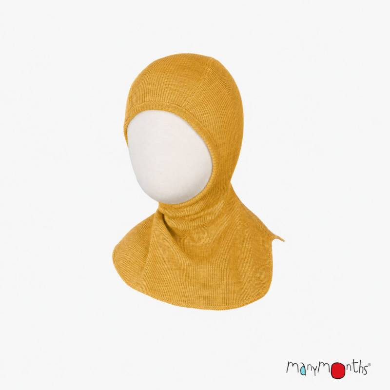 ManyMonths Elephant Hood Schlupfmütze aus Wolle - Adventurer / Conqueror (80 - 104/110) Golden Star von ManyMonths