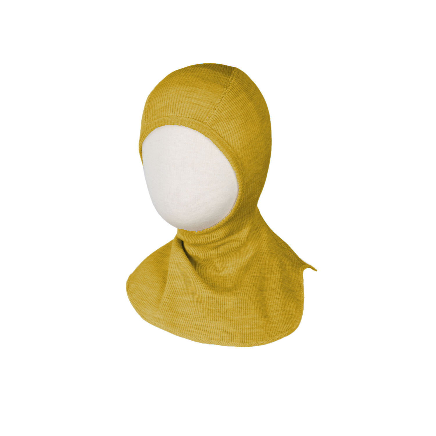 ManyMonths Elephant Hood Schlupfmütze aus Wolle - Axolotl Yellow Newcomer (50 - 56/62) von ManyMonths