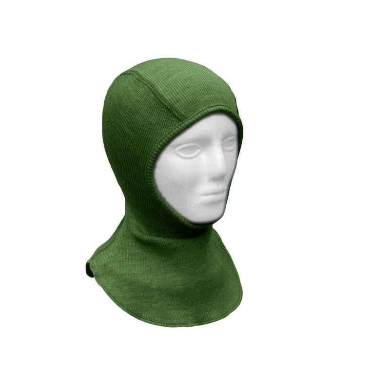 ManyMonths Elephant Hood Schlupfmütze aus Wolle - Enthusiast / Lionheart (128 - 152/158) Forest Floor Green von ManyMonths