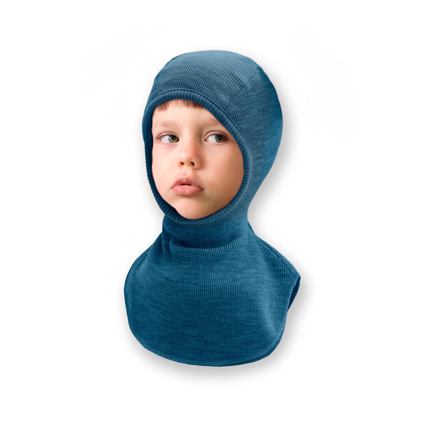 ManyMonths Elephant Hood Schlupfmütze aus Wolle - Newcomer (50 - 56/62) Seabreeze Teal von ManyMonths