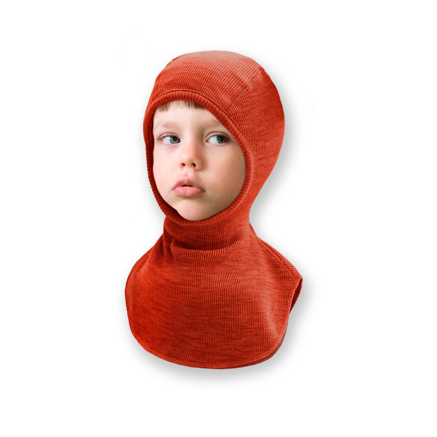 ManyMonths Elephant Hood Schlupfmütze aus Wolle - Rich Amber Adventurer / Conqueror (80 - 104/110) von ManyMonths
