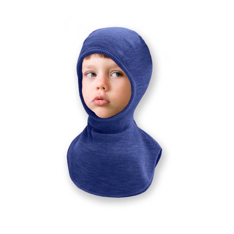 ManyMonths Elephant Hood Schlupfmütze aus Wolle - Twilight Blue Charmer / Explorer (62 - 80/86) von ManyMonths