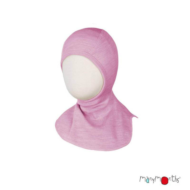 ManyMonths Elephant Hood Schlupfmütze aus Wolle - West Wind Rosé Enthusiast / Lionheart (128 - 152/158) von ManyMonths