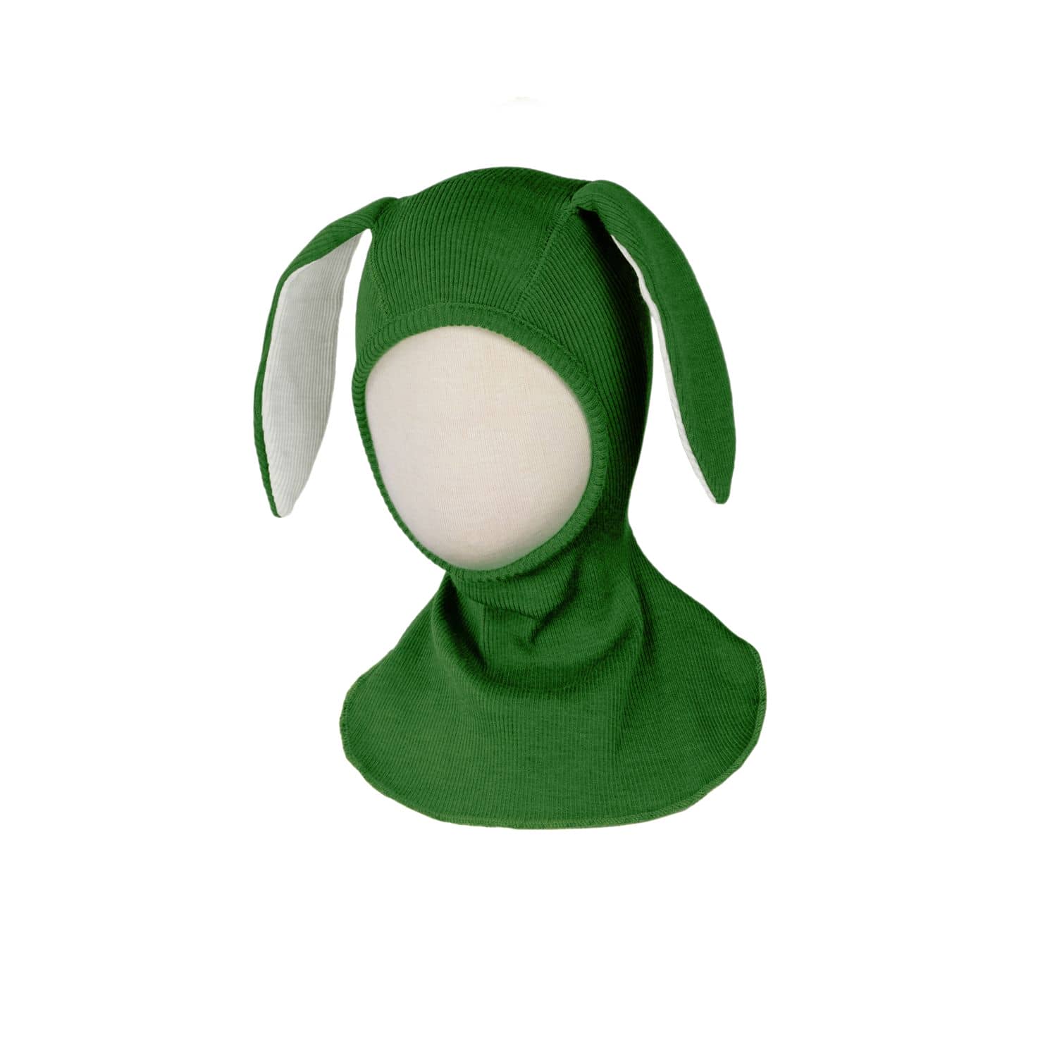 ManyMonths Elephant Hood Schlupfmütze mit Hasenohren - Adventurer / Conqueror (80 - 104/110) Forest Floor Green von ManyMonths